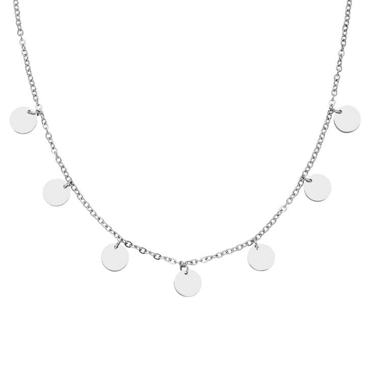 Collana con piastra | placcato in oro 18K per la vendita all'ingrosso da parte di Schmuckgroßhandel