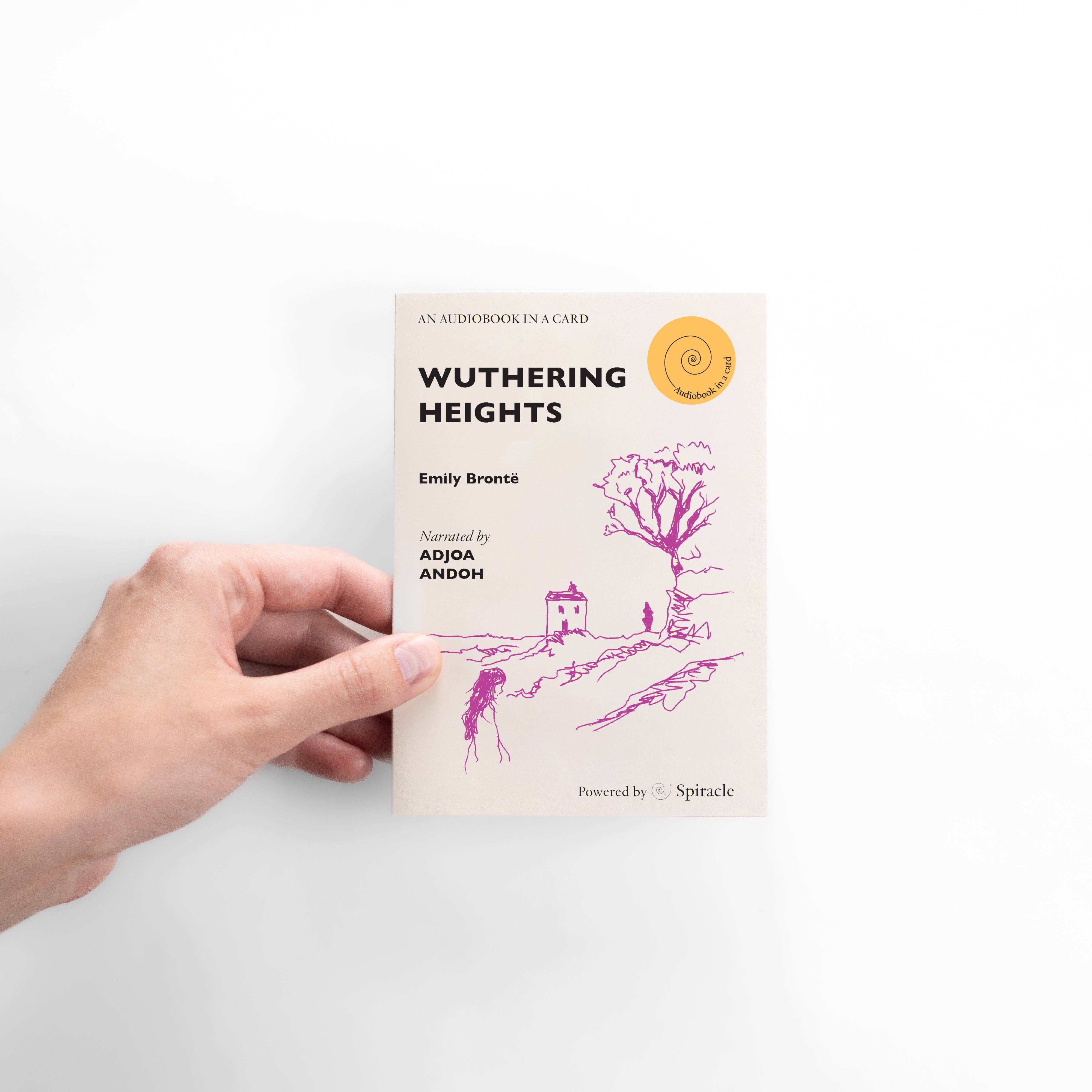 Spiracle Audiobooks – wholesale Everyday greeting card – Emily Brontë’s Wuthering Heights Audiobook Gift Idea8