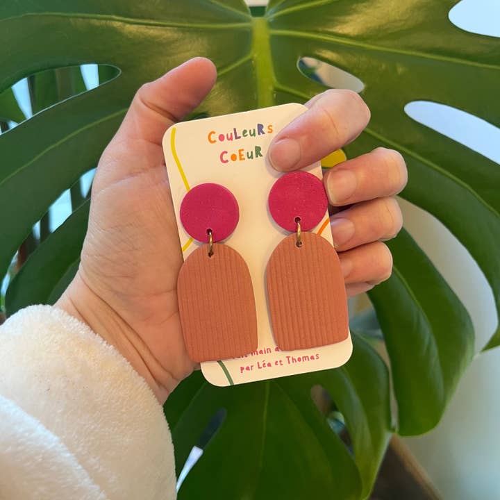 SALES - Koh Samui - Brown & Pink for wholesale by Couleurs cœur