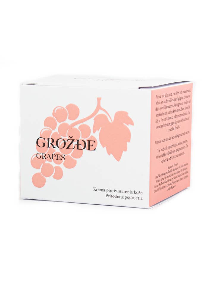 Crème Visage Kim Natura au Raisin 50 ml pour la vente par SferaNatura by INCI SRL