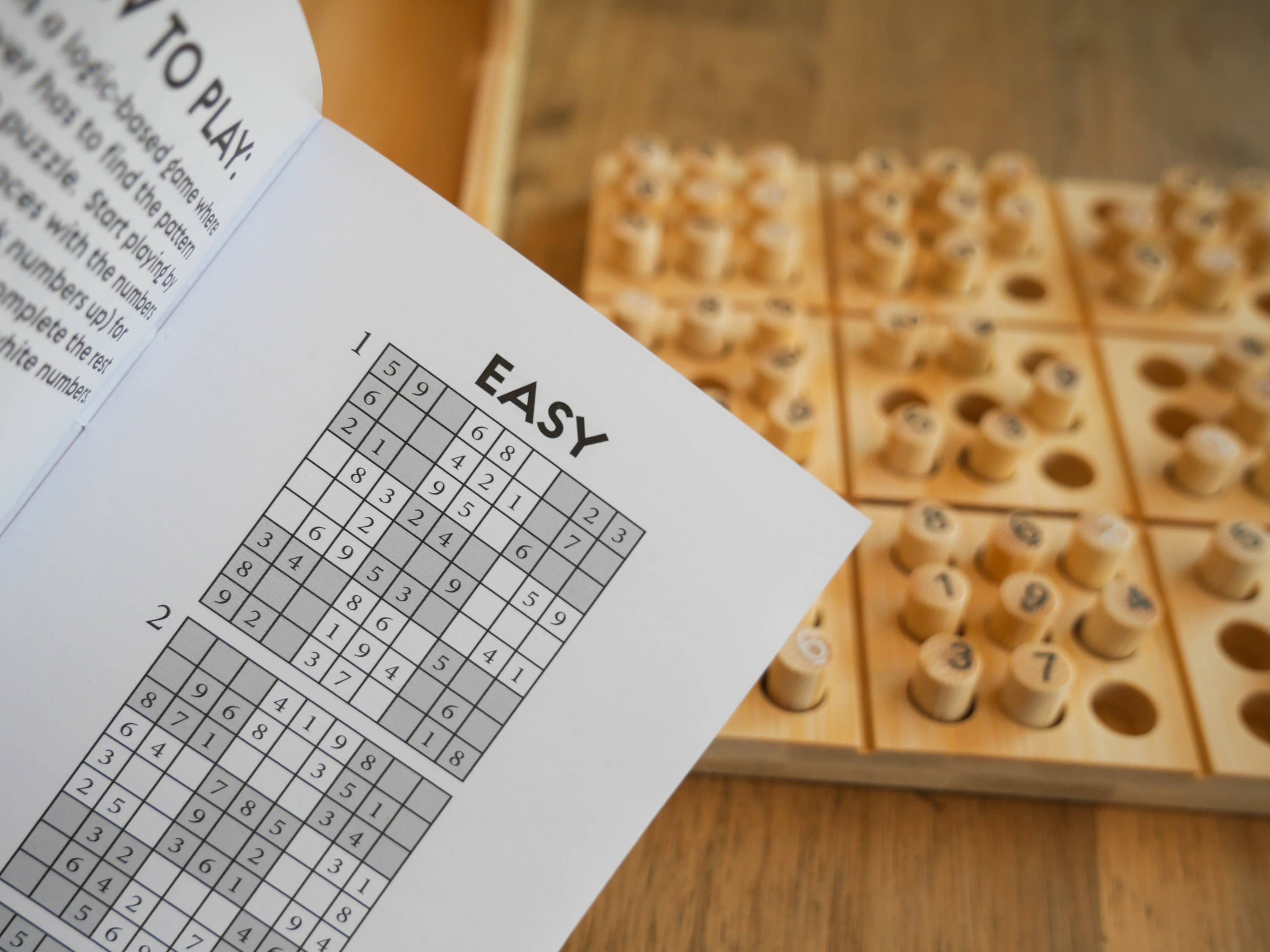 Project Genius - Wholesale Board Game - Ecologicals Bamboo Sudoku3