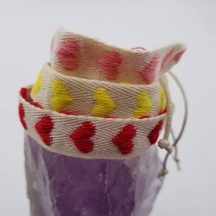 Pulseira Tecida Artesanal Coração por atacado de magnolia jewelry