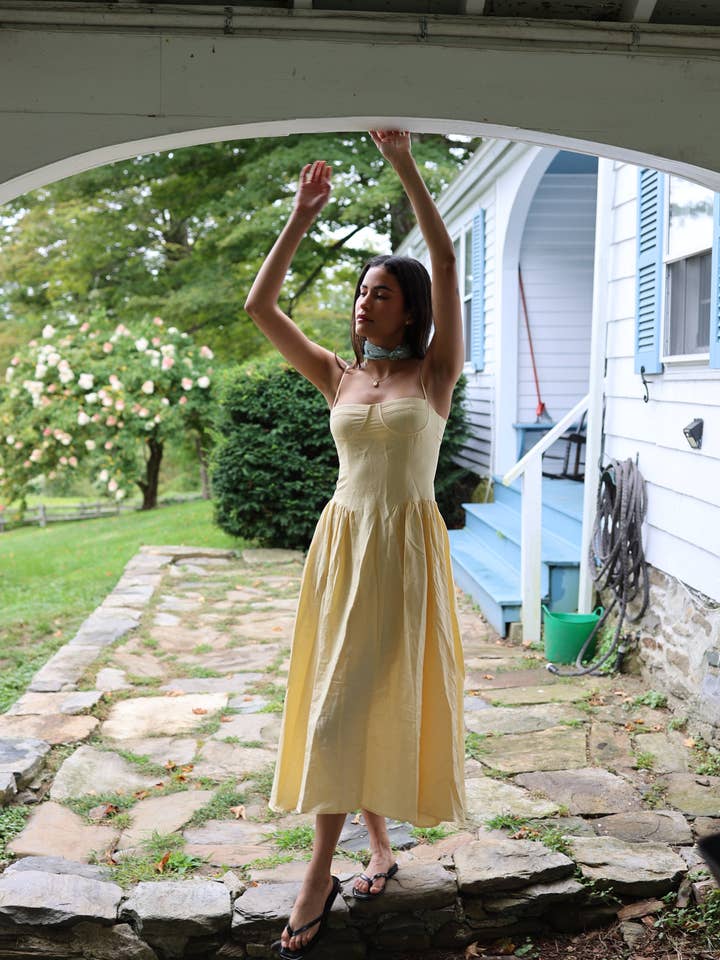 Lou Lou Dress Buttercup for wholesale by Sister New York