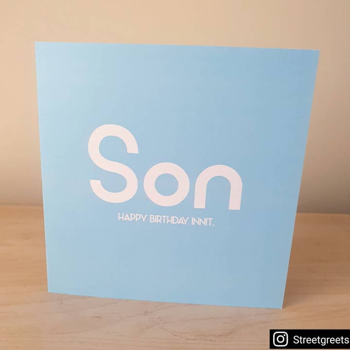 Tarjeta Son HB para venta al por mayor de Streetgreets