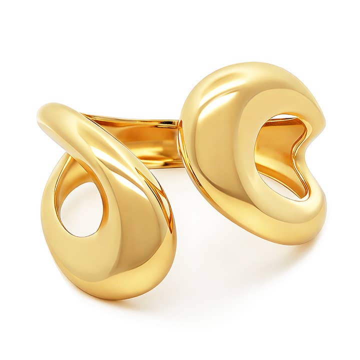 WIDE OPEN CUFF BRACELET WITH SPRING for wholesale by AMORINO SRL