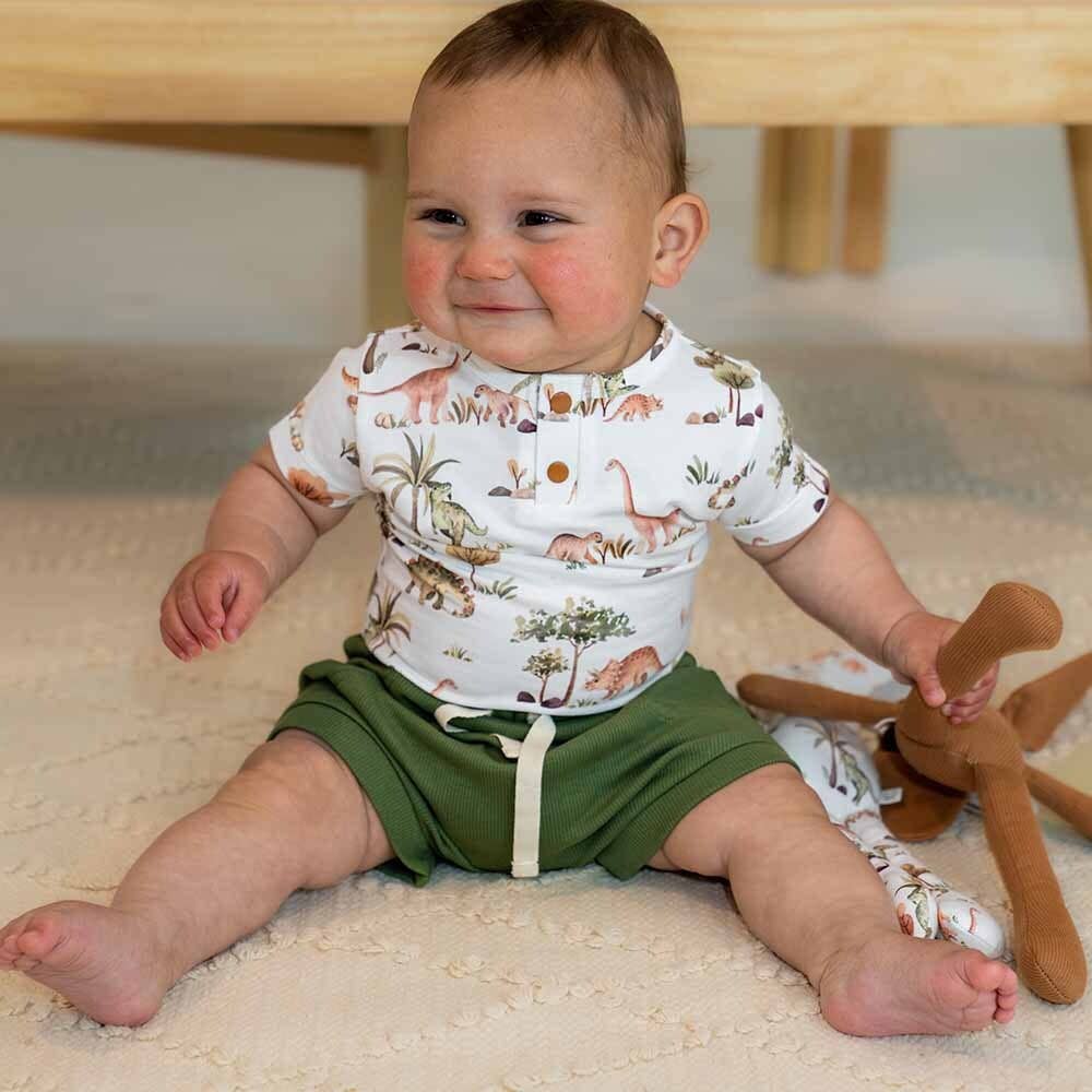 Snuggle Hunny – wholesale Shorts - Baby – Olive Organic Shorts6
