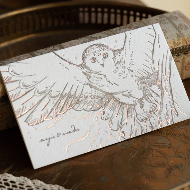 Holiday Menagerie Greetings handgemaakte papieren boekdrukkaart voor wholesale door Oblation Papers & Press