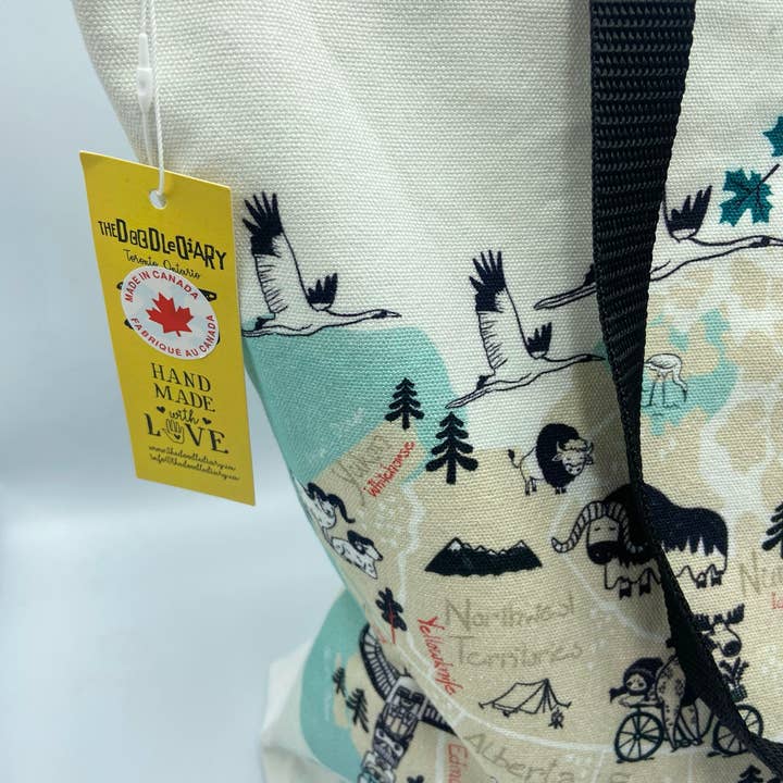 The Doodle Diary – wholesale Tote bag – Women's – Canada Canvas Tote Bag/ Souvenir3