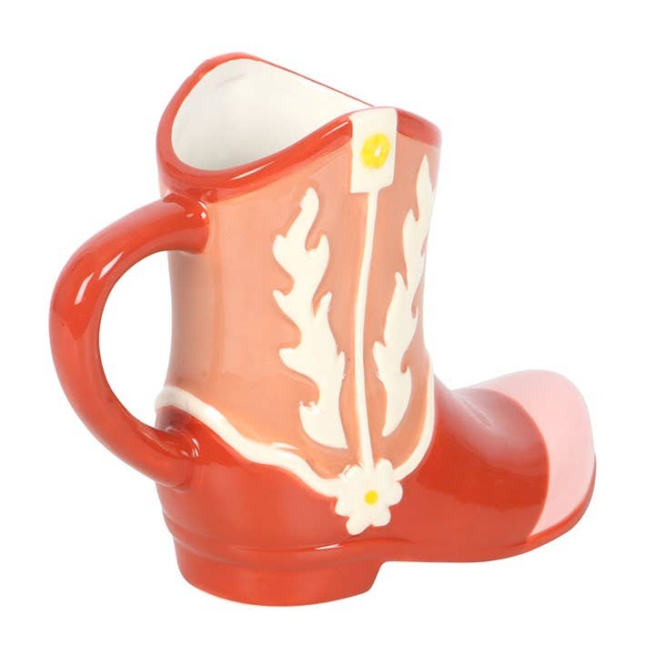 Something Different Wholesale - Venta al por mayor Taza - Taza con forma de bota vaquera rosa