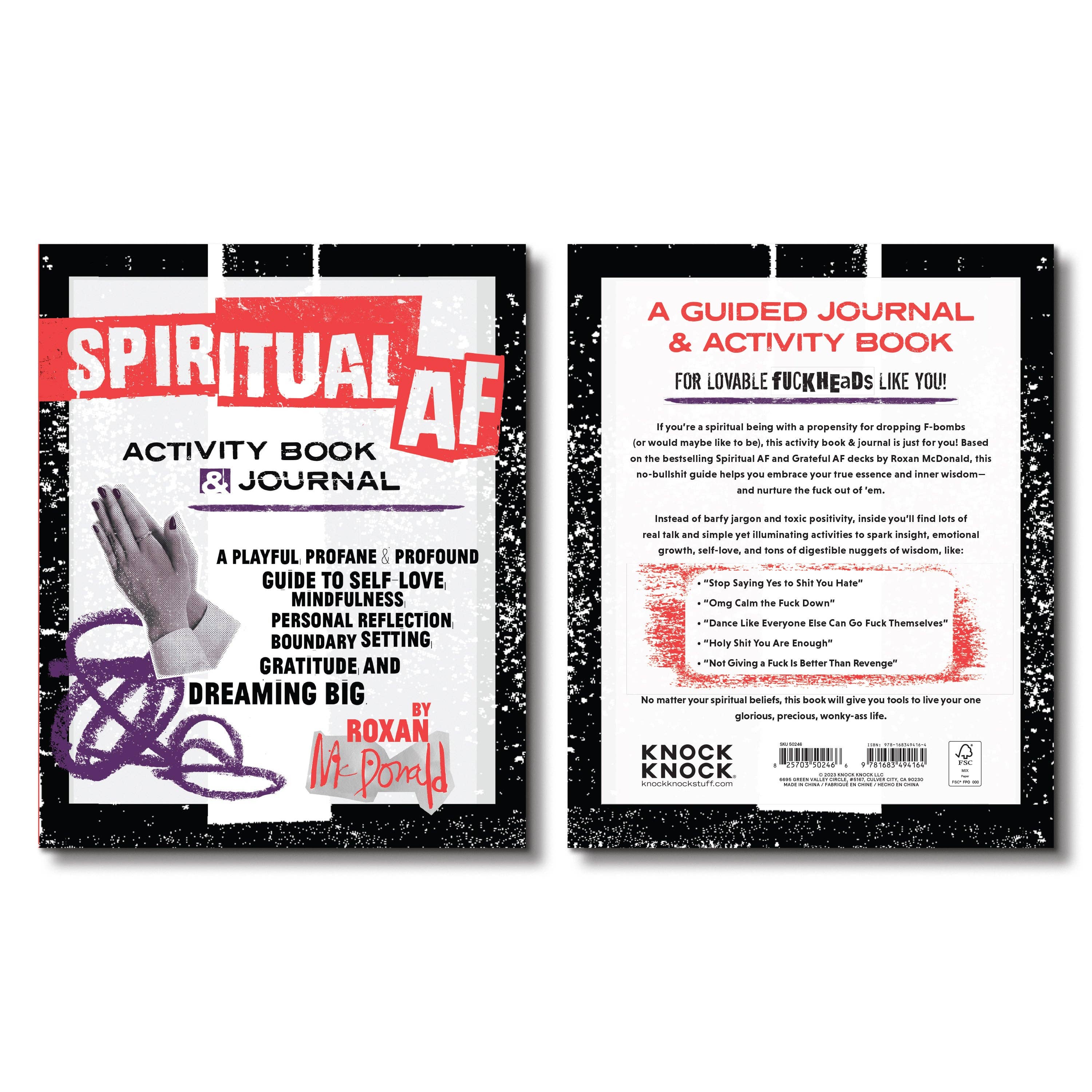 Abrams & Chronicle Books – wholesale Journal/diary – Spiritual AF Journal - Activity Book & Journal (Notebook/Sketchbook)1