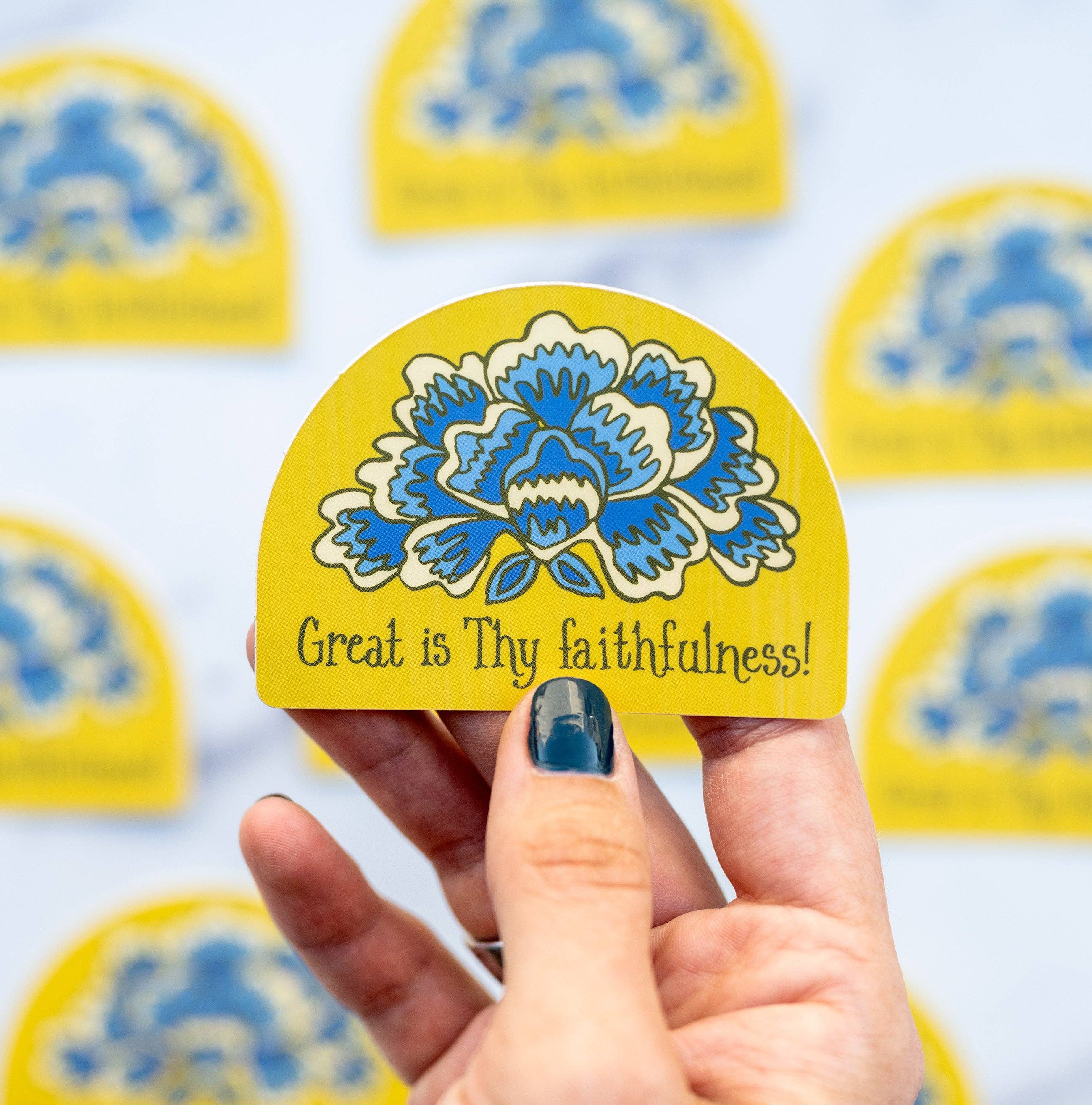 Little Things Studio - Wholesale Sticker - Great Is Thy Faithfulness Hymn Sticker2