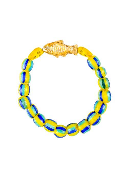 Twine & Twig - Wholesale Beaded Bracelet - Single Fish Bracelet | Montego Bay0