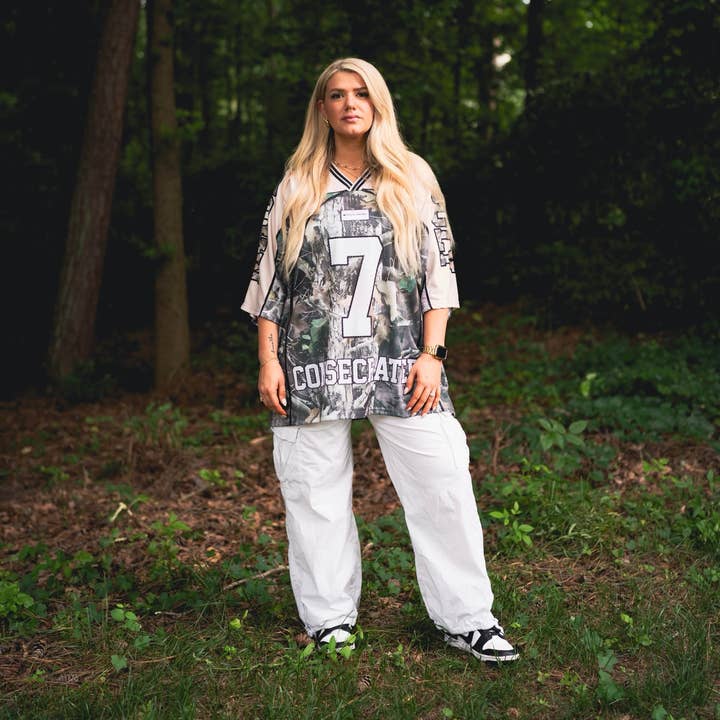 Malta Apparel LLC - Wholesale Jersey - Men's - CONSECRATED Jersey - Cream/Woodland Camo (Oversized Fit)6