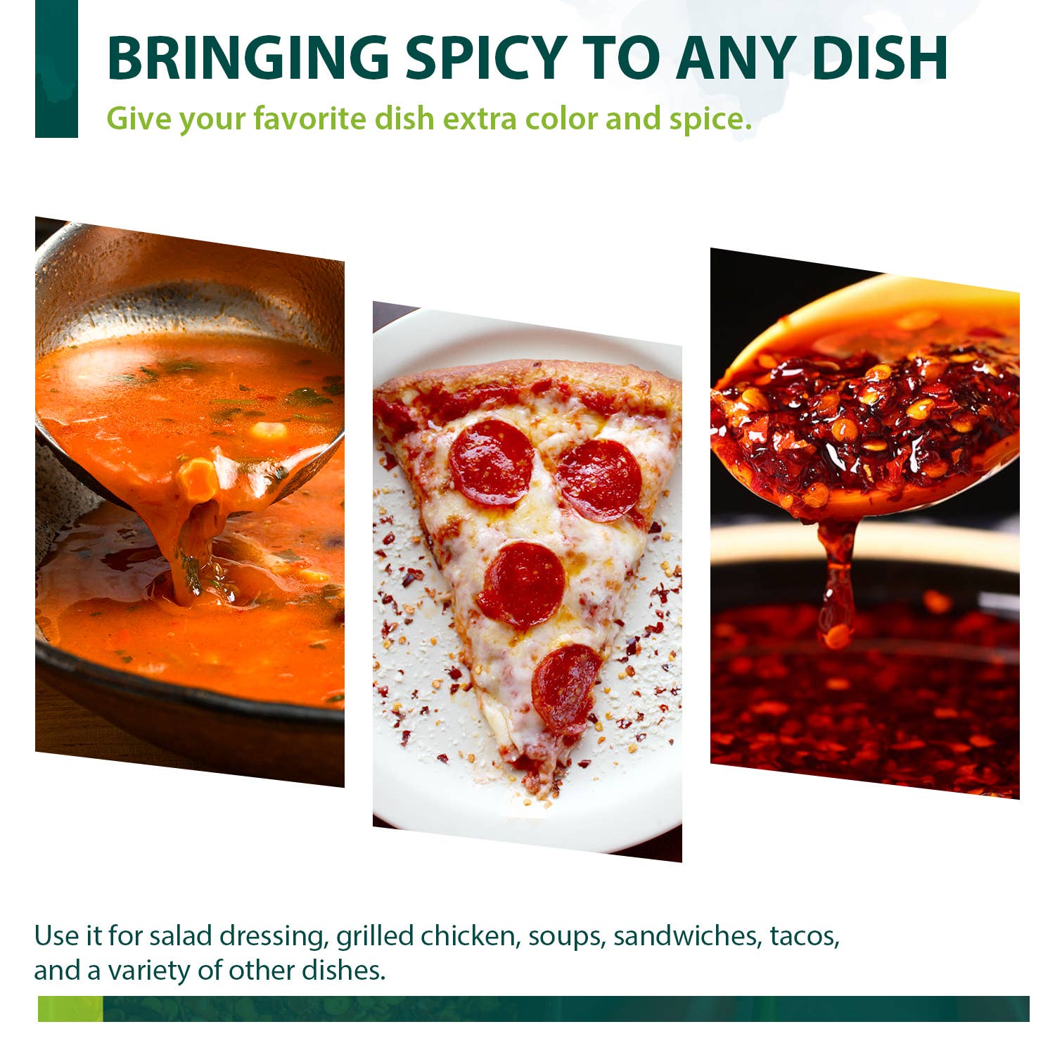 soeos - Venta al por mayor Especias secas - Copos de chile de Sichuan Premium Soeos, 16 oz4