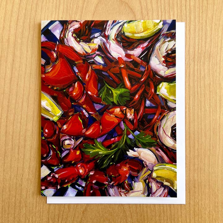 Tarjeta de fiesta de langosta para venta al por mayor de Art by Alyssa