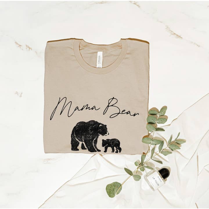 OAT COLLECTIVE - Wholesale Screen Printed T-Shirt - Women's - MAMA BEAR Graphic T-Shirt