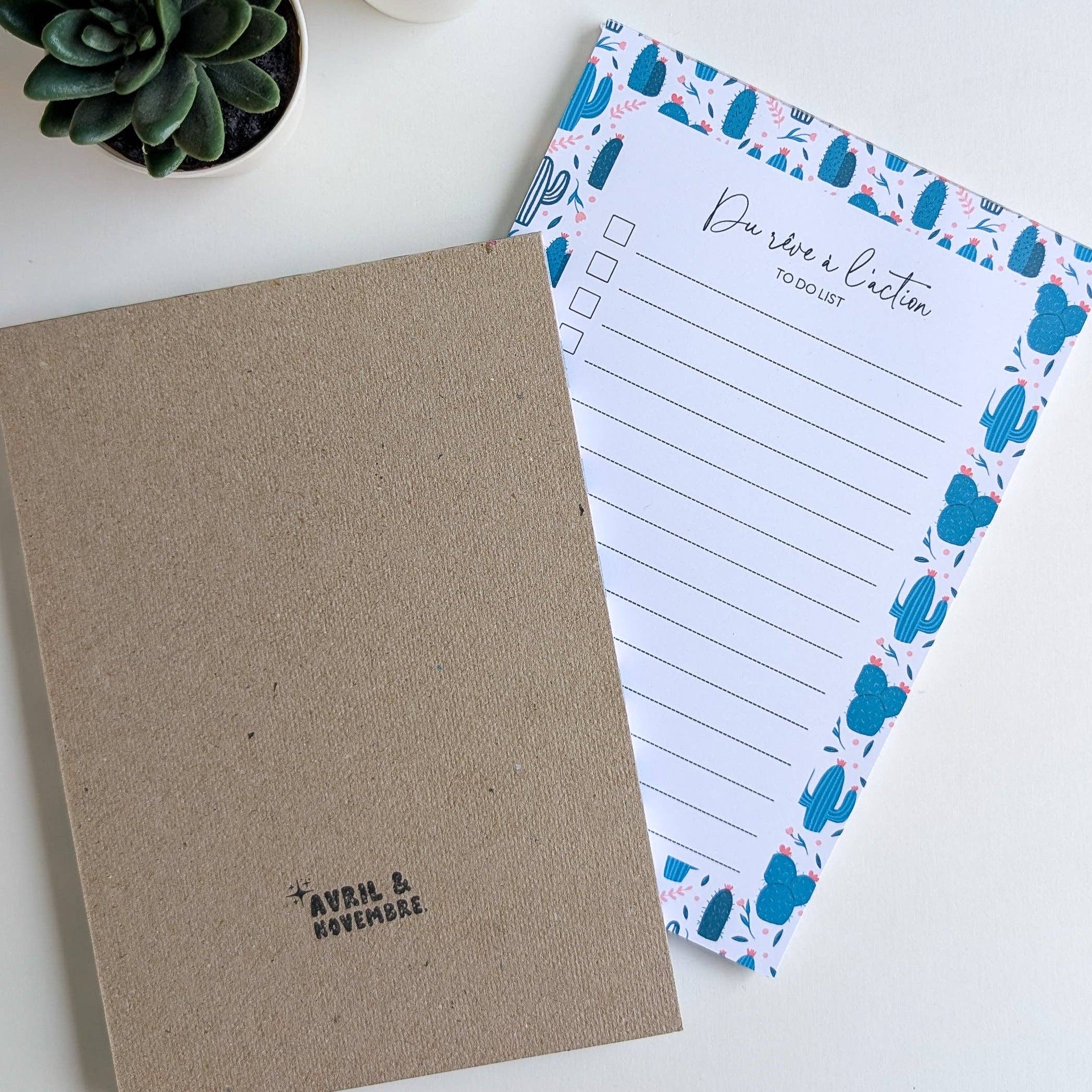 Avril & Novembre – wholesale Planner – To-Do List A5 - Cactus & Flowers2