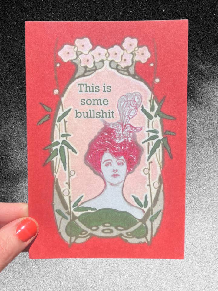 POSTCARD This Is Some Bullshit for wholesale by Astral Weekend