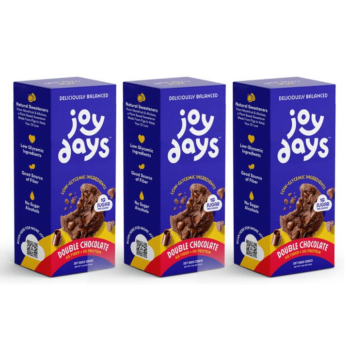 Double chocolat cookie 3 boîtes (30 cookies) pour la vente par Joydays