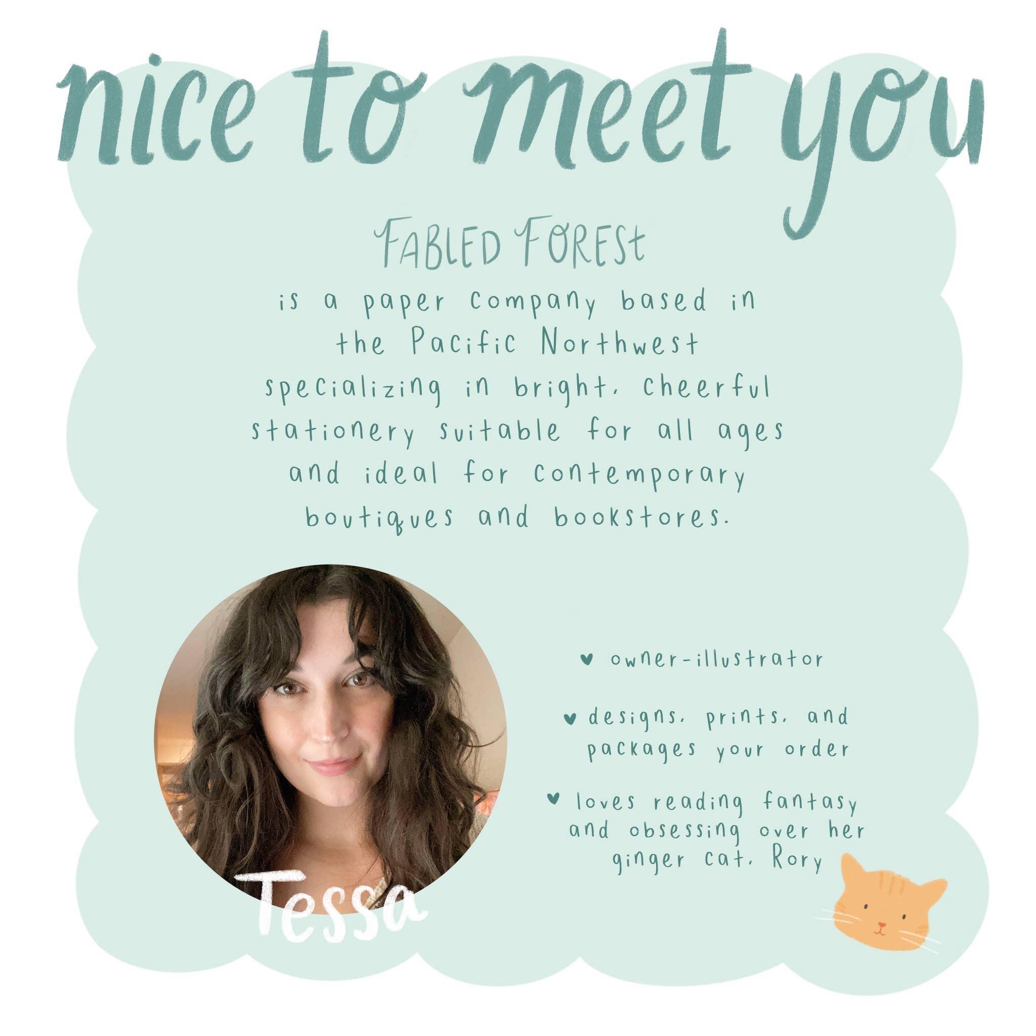 Fabled Forest – postal de bebé por atacado – Bem-vindo Bebé Móvel - Cartão de Felicitações para Chá de Bebé na Floresta5