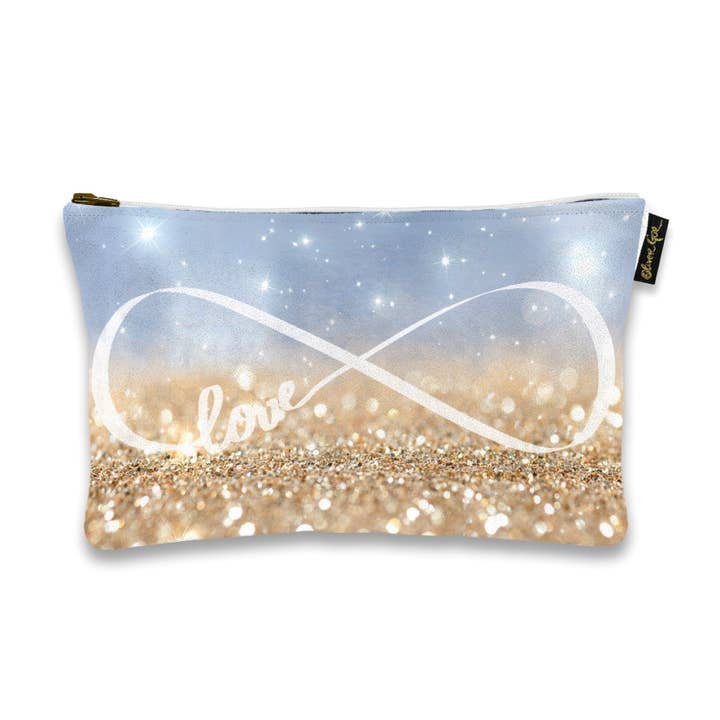Oliver Gal Infinite Love Sign Art Pouch (Size 13x9) for wholesale by The Oliver Gal Artist