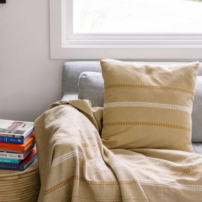 Sabahar - Wholesale Throw/Decorative Pillow - Zenach Handwoven Ethiopian Cotton Throw Pillow (Copy)9