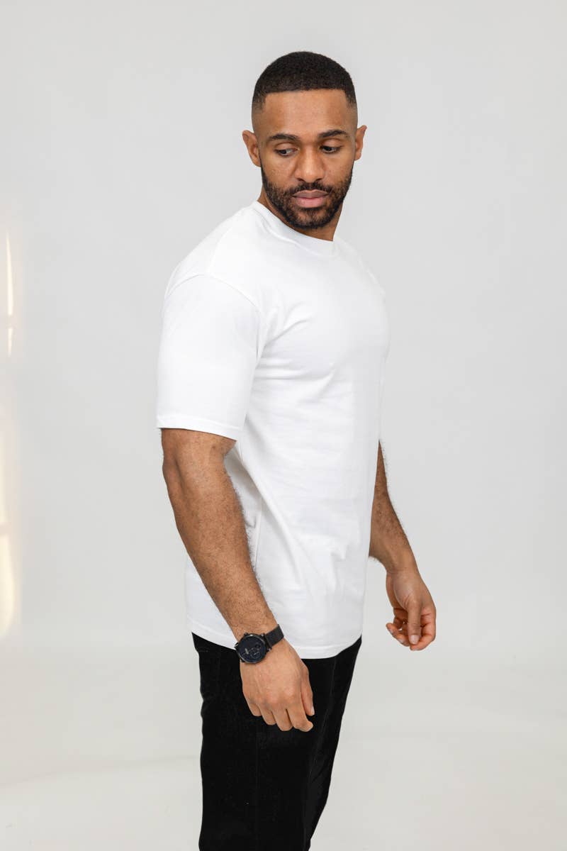 Zayne Paris - Wholesale T-Shirt - Men's - plain oversized round neck t-shirt tx920-15