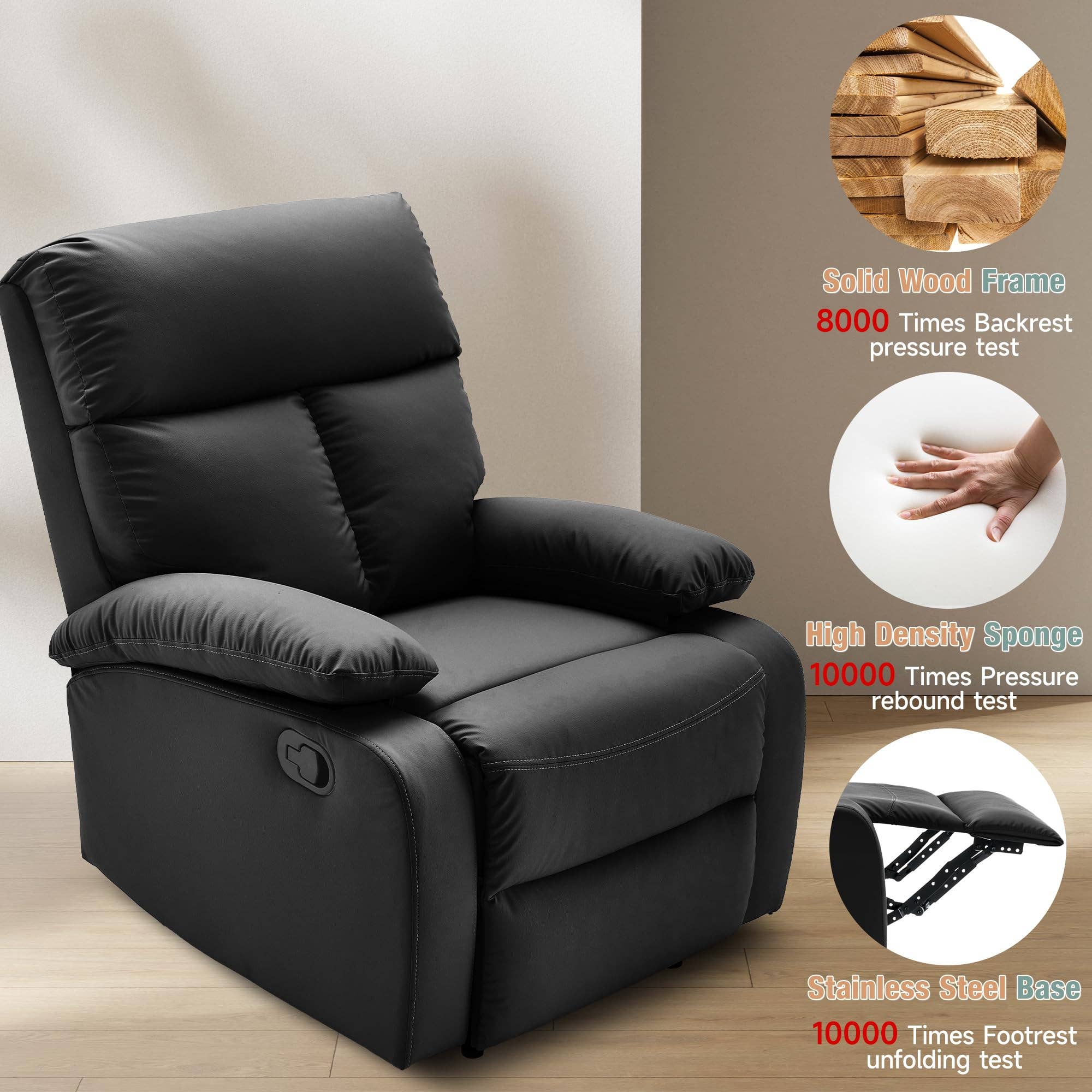 Heynemo - Wholesale Chair - Manual Small Recliner Chair for Adults5