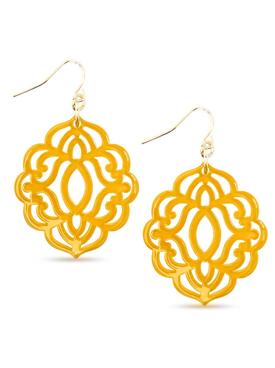 ZENZII Jewelry – Engroshandel Hængeøreringe og creoløreringe – Barok Resin Drop Øreringe21