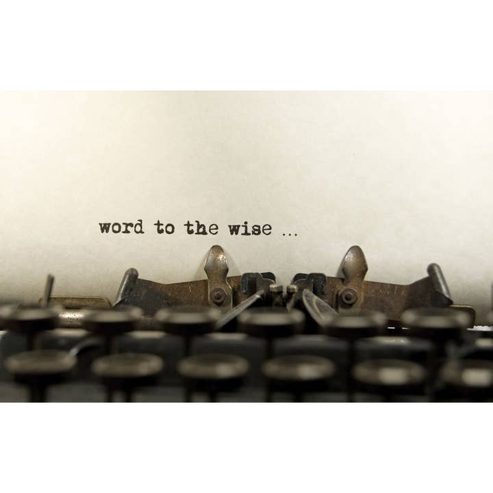 Ett ord till de kloka för wholesale av Retrospect Greeting Cards