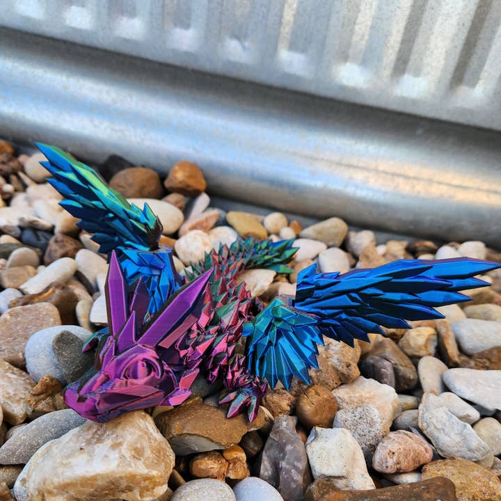 Altered Matter - Wholesale Decorative Figurine - Baby Winged Dragon- Articulated Fantasy Decor