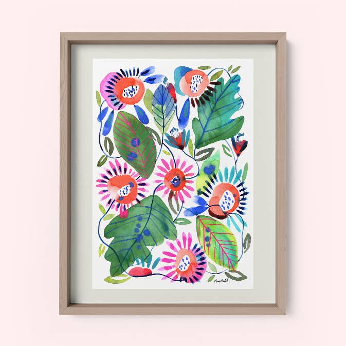 Limitierte Edition Kunstdruck „Growing“ für den Großhandel von Maria Montiel Studio