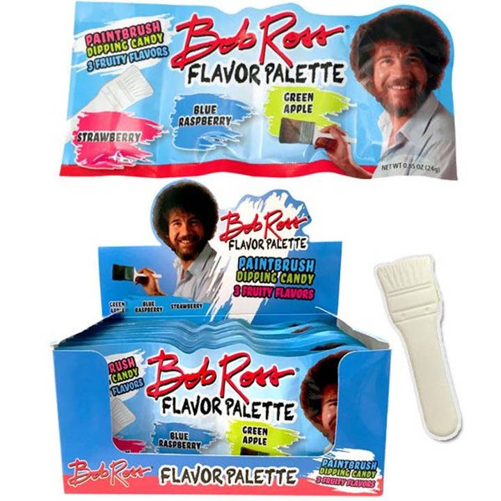 Boston America Bob Ross Palette Dip Candy 24 g – 18 Stück für den Großhandel von I Got Your Candy