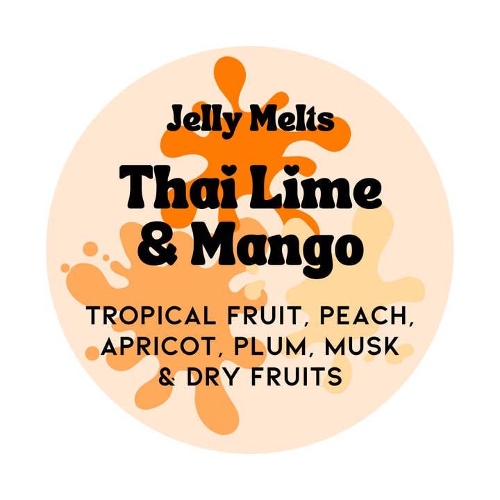 Thai Lime & Mango, Jelly Melts, Gel Wax Melts, Jelly Wax, Highly Scented, Long Burn Rate for wholesale by Jelly Melts