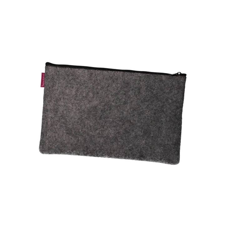 IngrossoBertoni by INCI Srl - Wholesale Pouch - Women's - Ragtime Bertoni Pocket Line Grey Felt Clutch