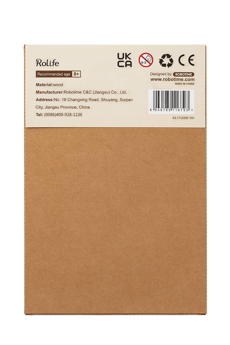 Robotime - Vente Kit de bricolage - TG309 Rolife Modèles de Puzzle 3D en Bois DIY Saxophone5