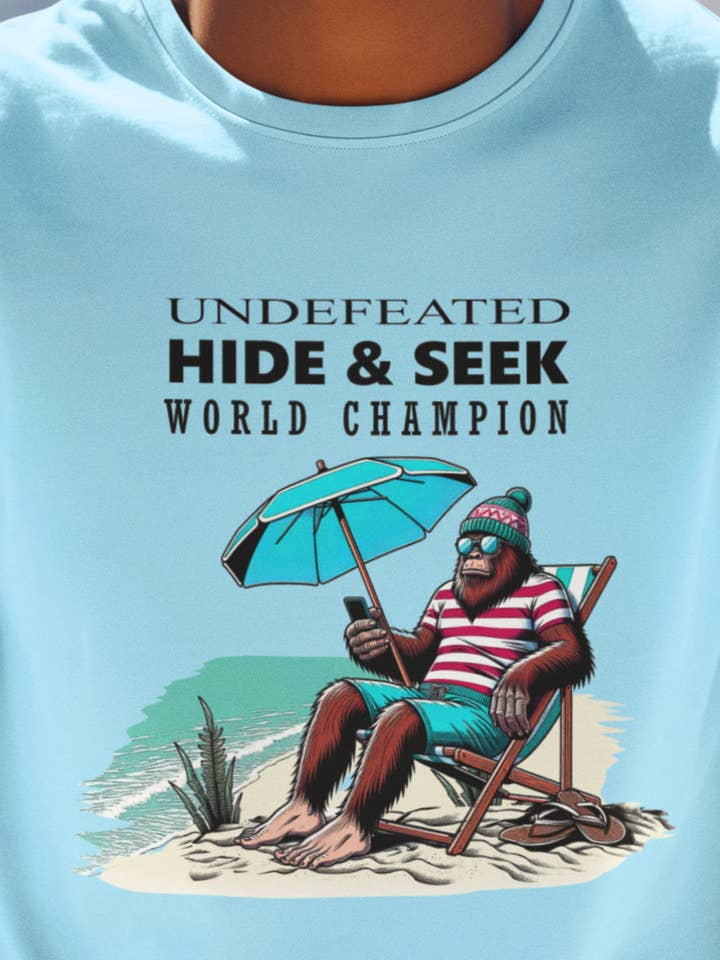 Camiseta de campeón mundial de Bigfoot Hide & Seek para venta al por mayor de Squatchin’ Country