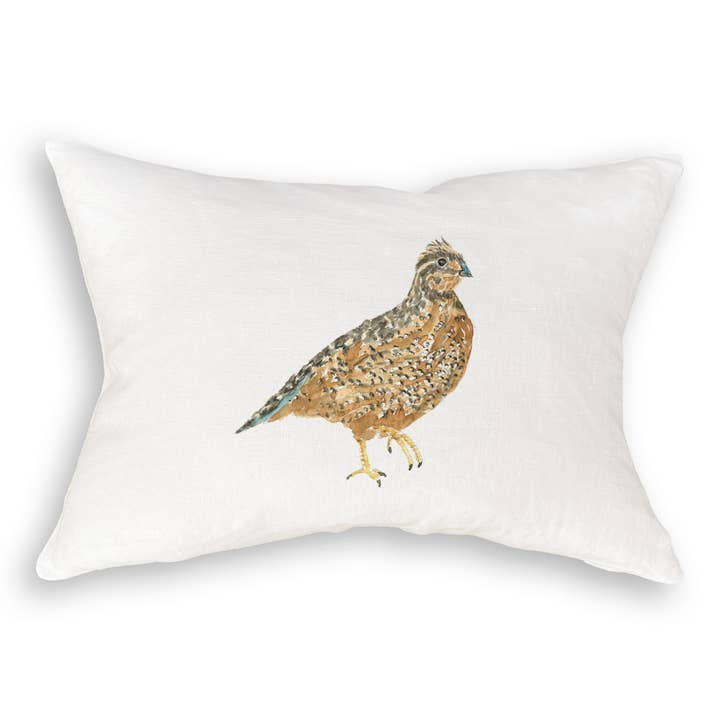 French Graffiti - Wholesale Tea Towel - Brown Quail9