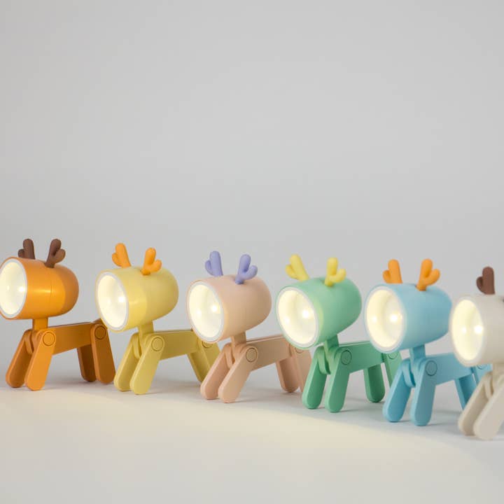 Mini Lampada da lettura Puppy Collection Renna by Duduu per la vendita all'ingrosso da parte di VIBES SRLS