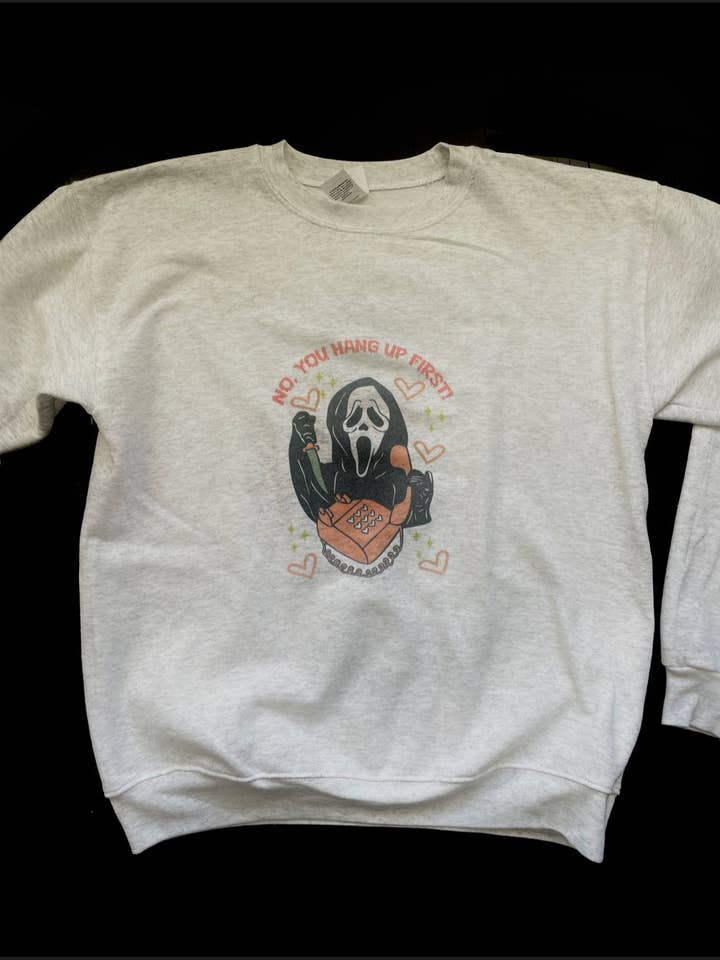 Scream crewneck for wholesale by Clara Nova