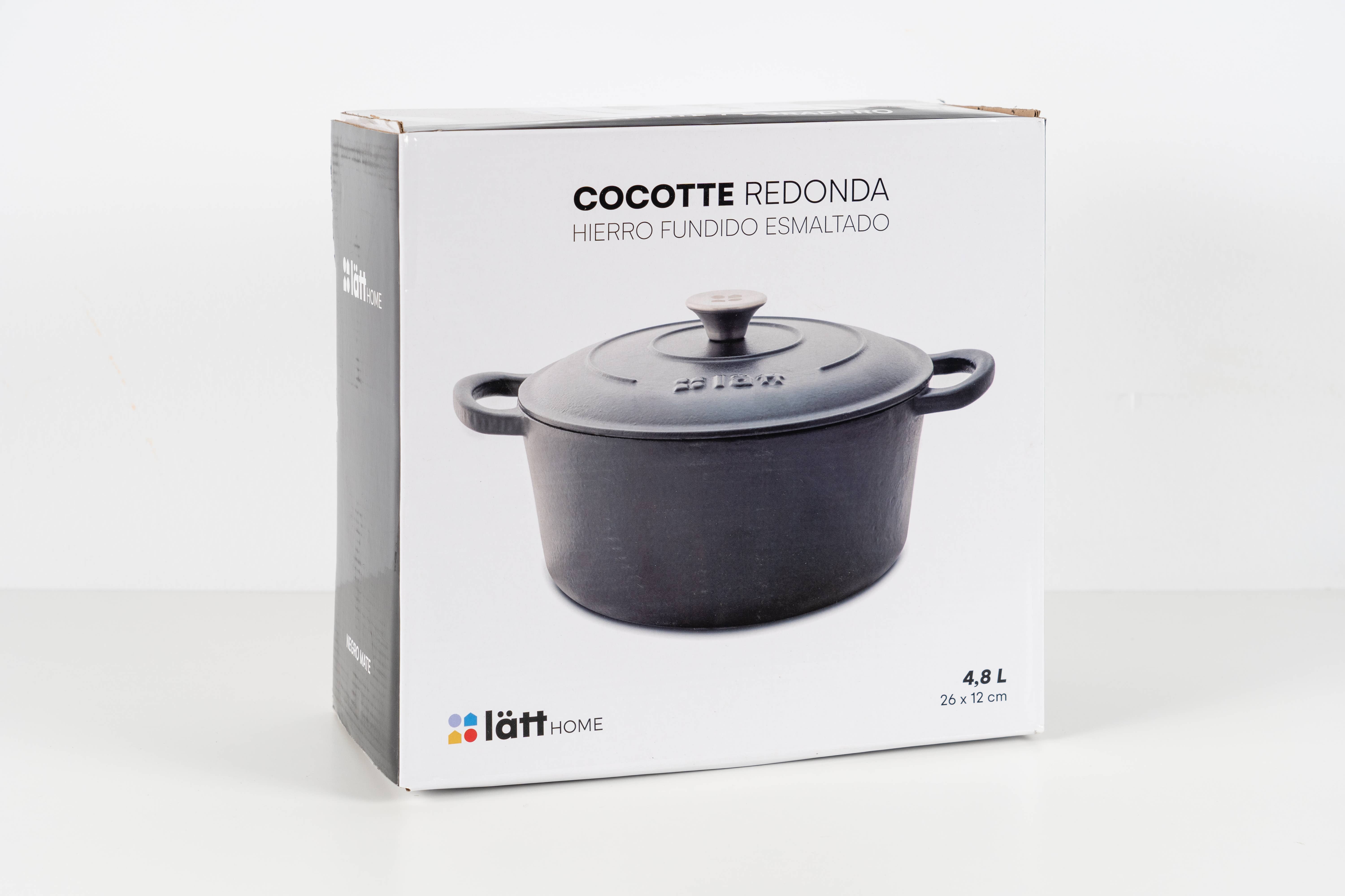 Lätt Home - Wholesale Cooking Pot - COCOTTE ROUND LATT 26x12 CM - 4.8 L - BLACK7