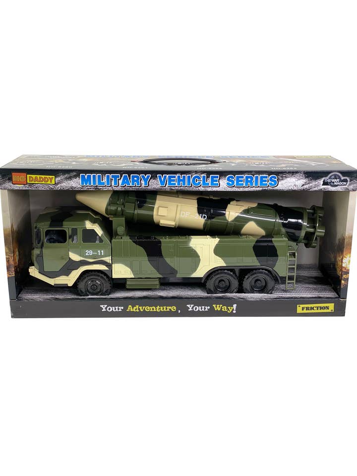 Big Daddy Master Missile Military Truck for wholesale by KIDS VOICE TOYS GROUP