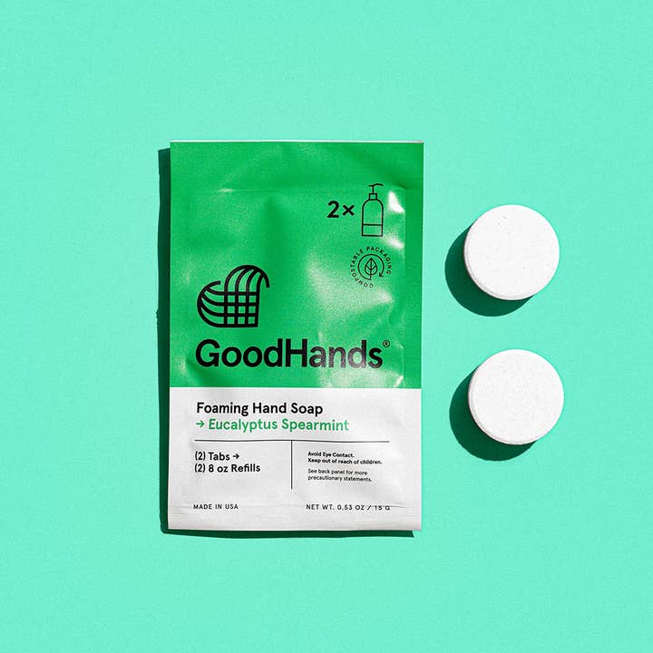 GoodHands - Wholesale Hand Soap/Wash - Eucalyptus Spearmint Foaming Hand Soap Tab Refills