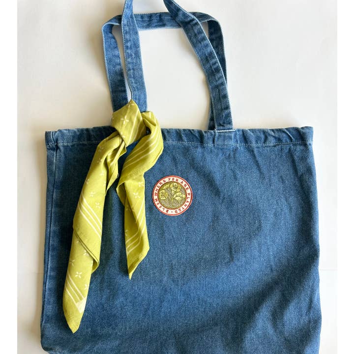 Chelsea Calkins Design - Wholesale Bandana - Women's - Meadow of Daisies Bandana | Illustrated, Floral Design 6