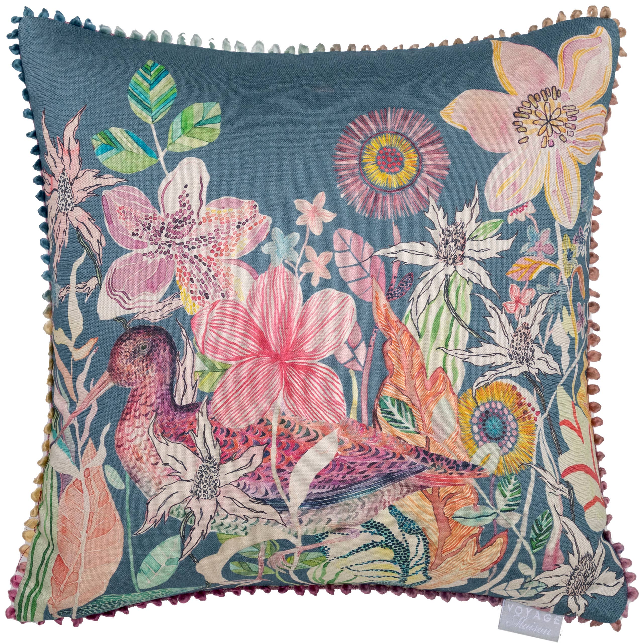 Mr Snipe Printed Cushion Twilight for wholesale on Faire1
