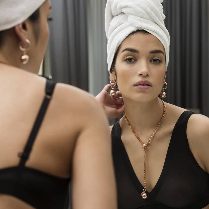 Lock Ball Earrings for wholesale by NINA TRA LE NUVOLE