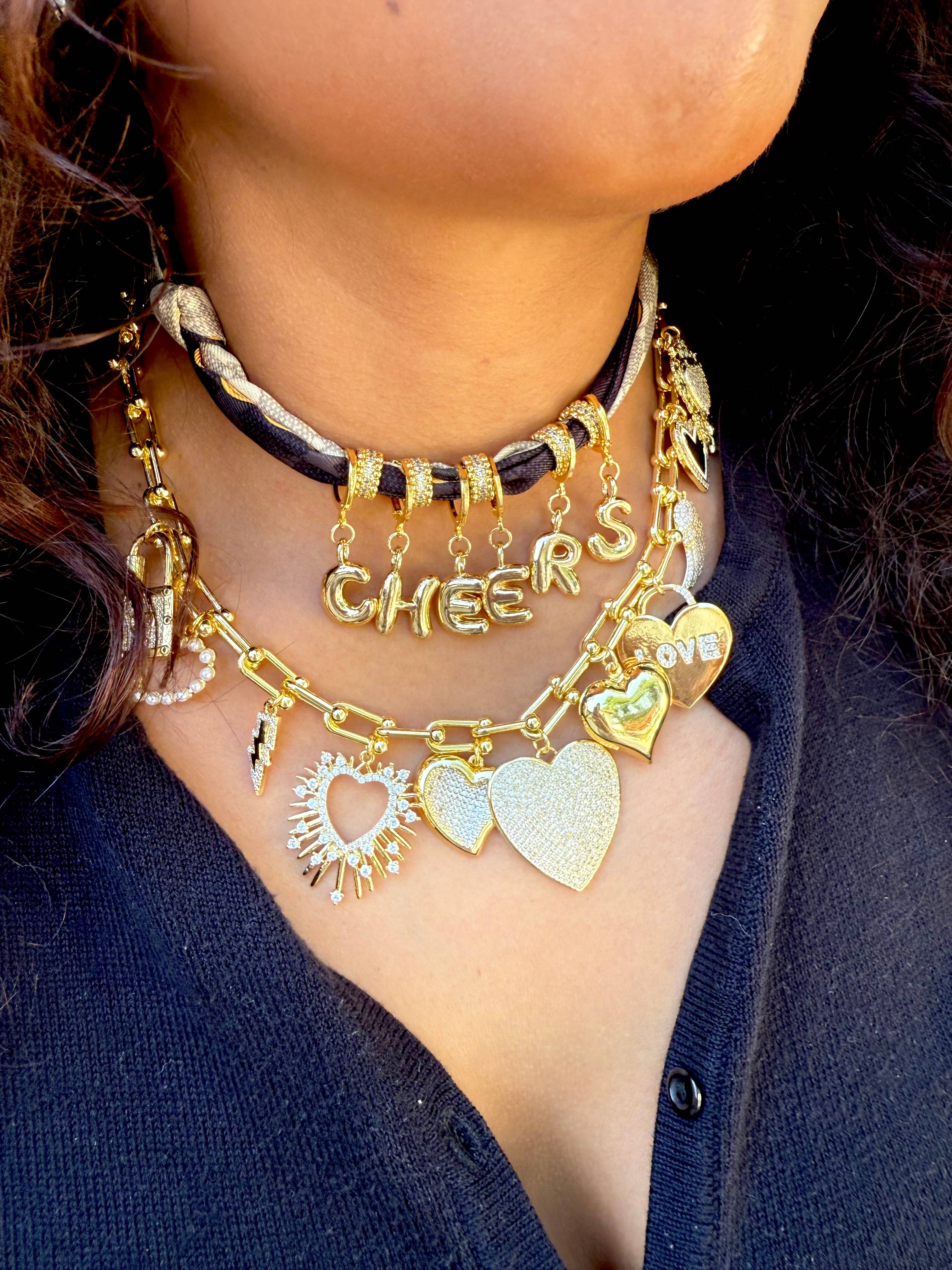 Gemelli – Colar pingente/pendente por atacado – Colar Charm de Coração Elegante1