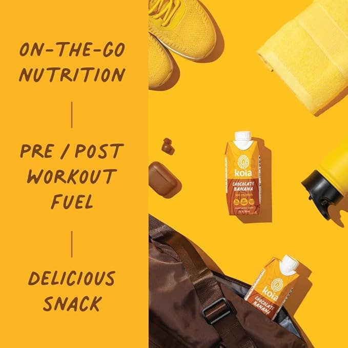 Koia - Wholesale Protein/Superfood Powder - Chocolate Banana Nutrition Shake - 12pk Shelf Stable3