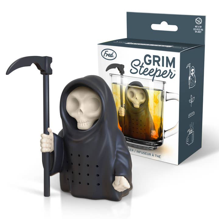 Fred & Friends - Wholesale Tea Strainer/Infuser - Grim Steeper - Tea Infuser - Grim Reaper