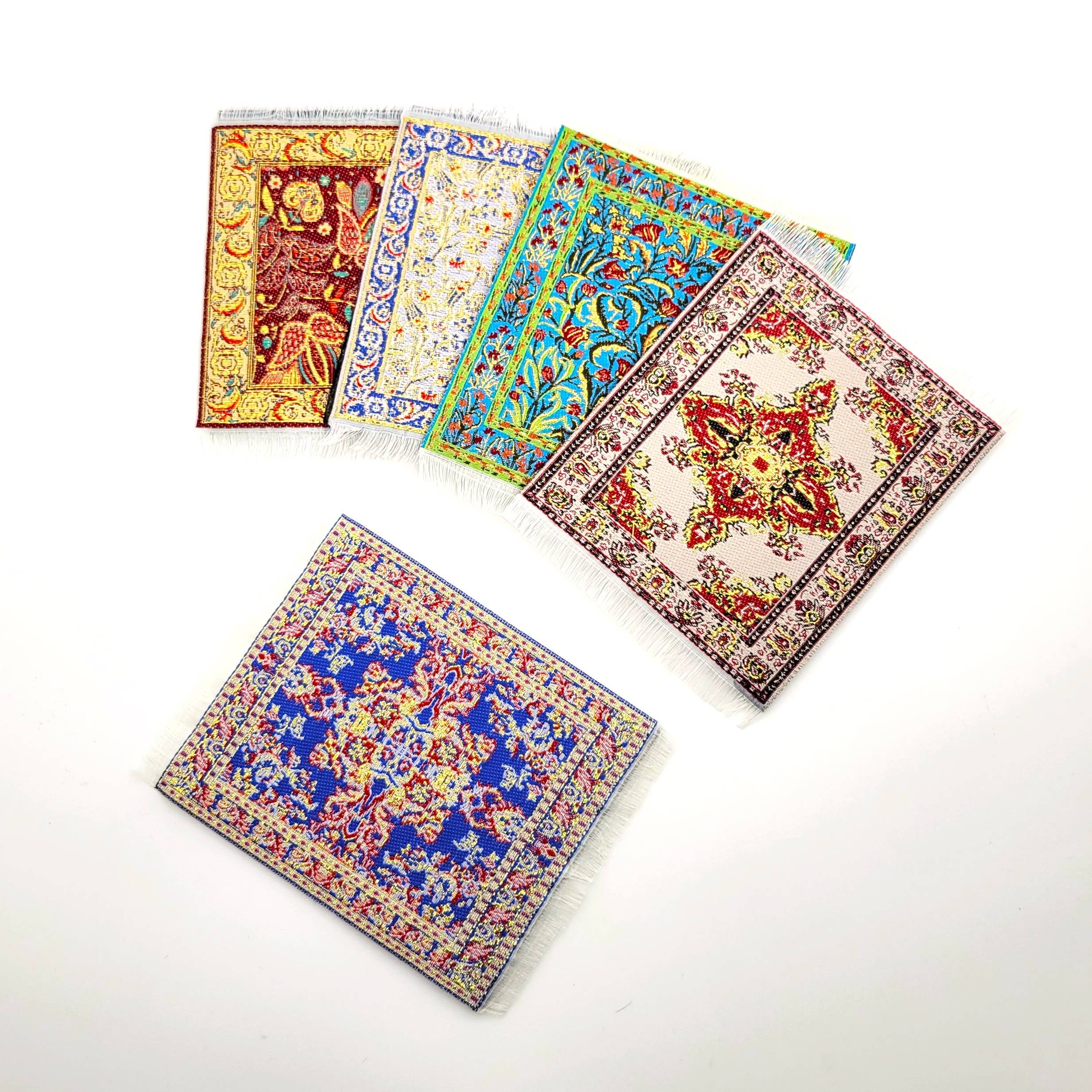 Eclectic Woodchuck - Wholesale Coasters - Turkish Rug Drink Coaster in Assorted Patterns1